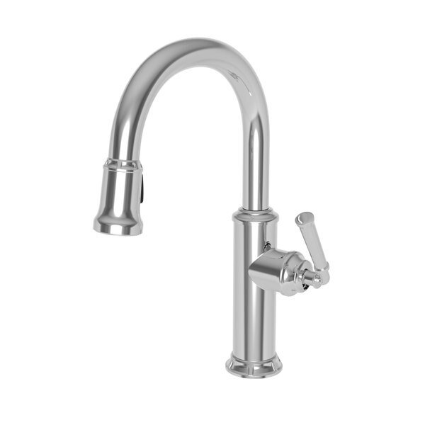 Prep/Bar Pull Down Faucet in Antique Brass, Newport Brass, Mfr#: 3210-5203/06